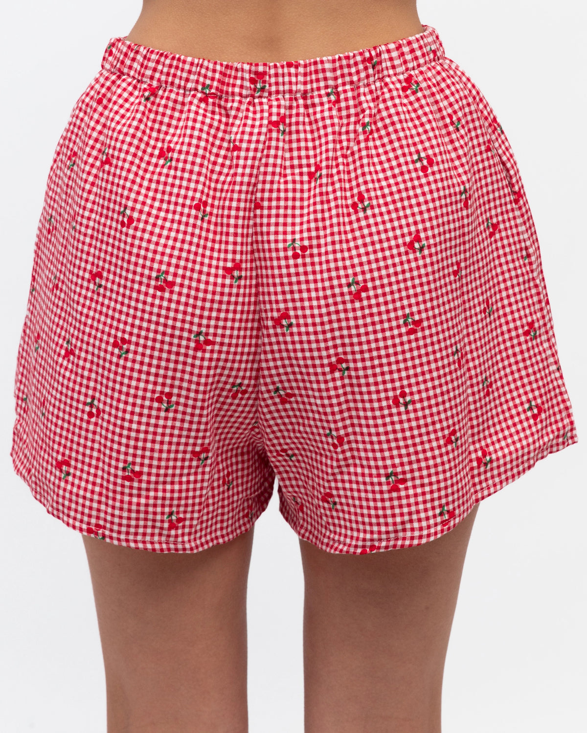Selena Gingham Cherries Set
