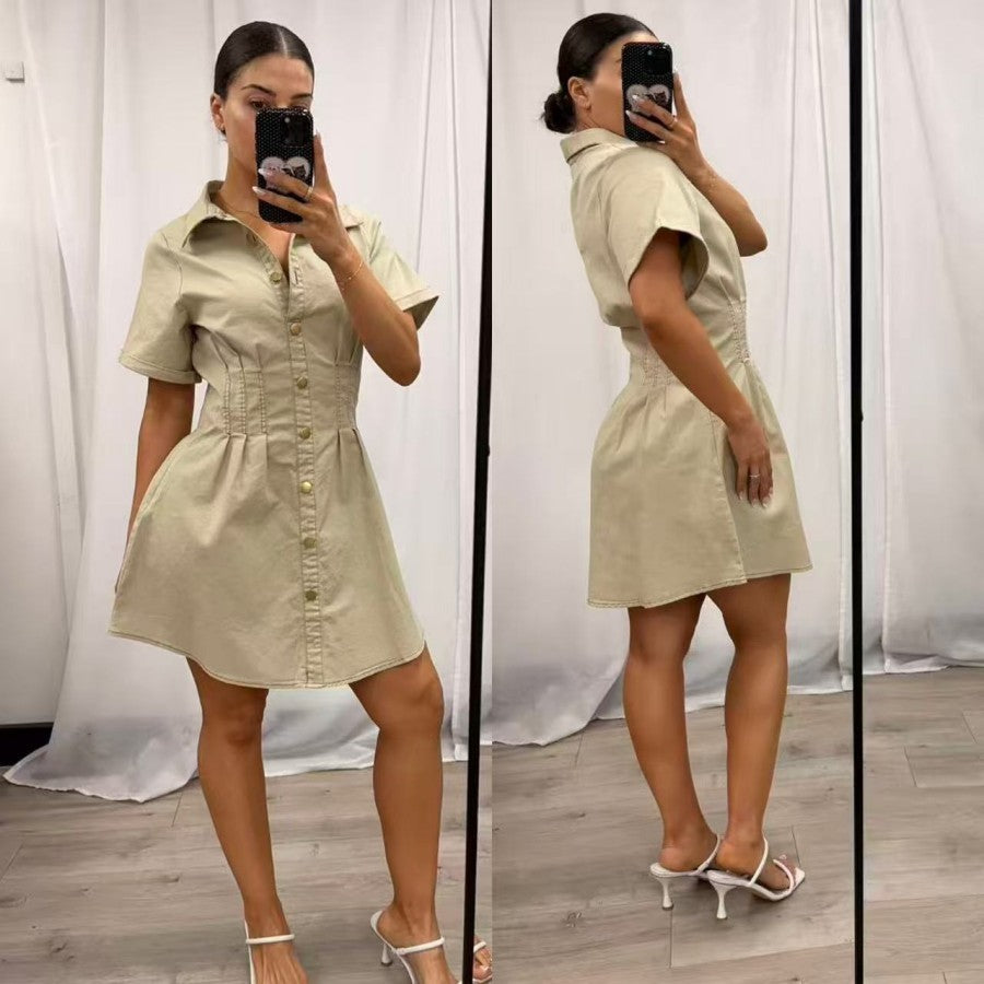 Catalina Beige Dress
