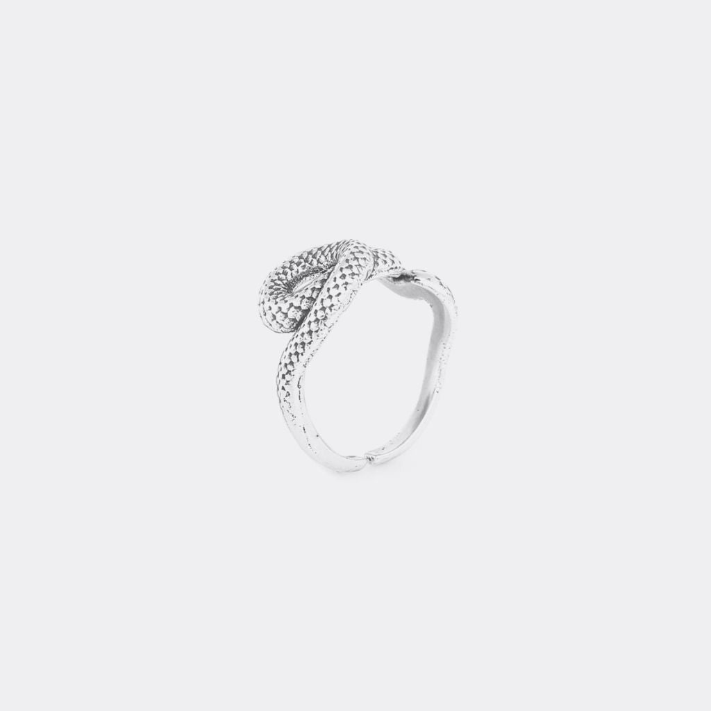 Ori Tao - Venin Snake Adjustable Ring (argenté)