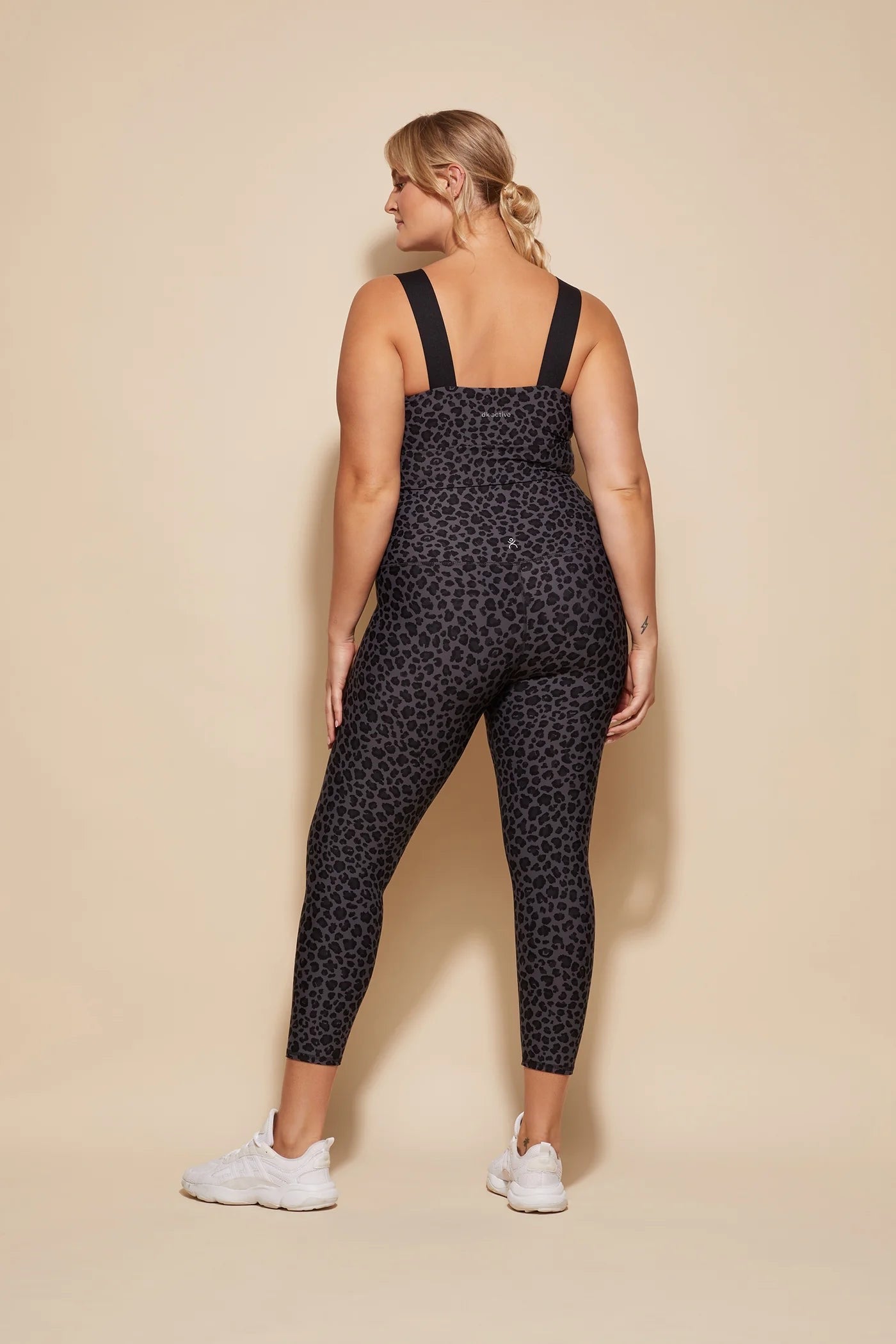 back view of lady wearing activewear